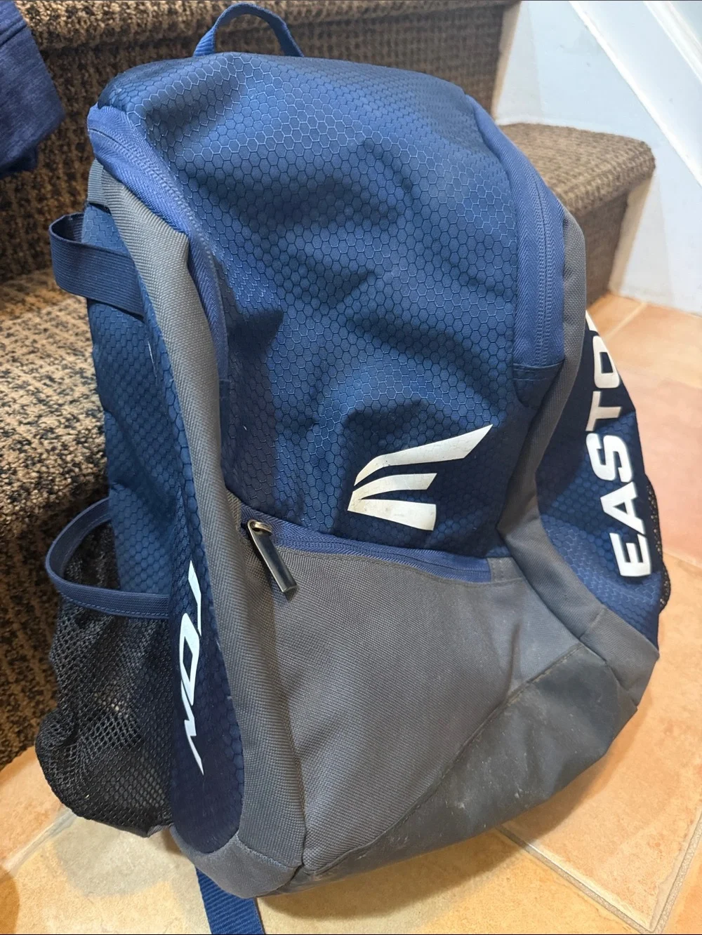 Easton Youth Navy Blue and Gray Baseball